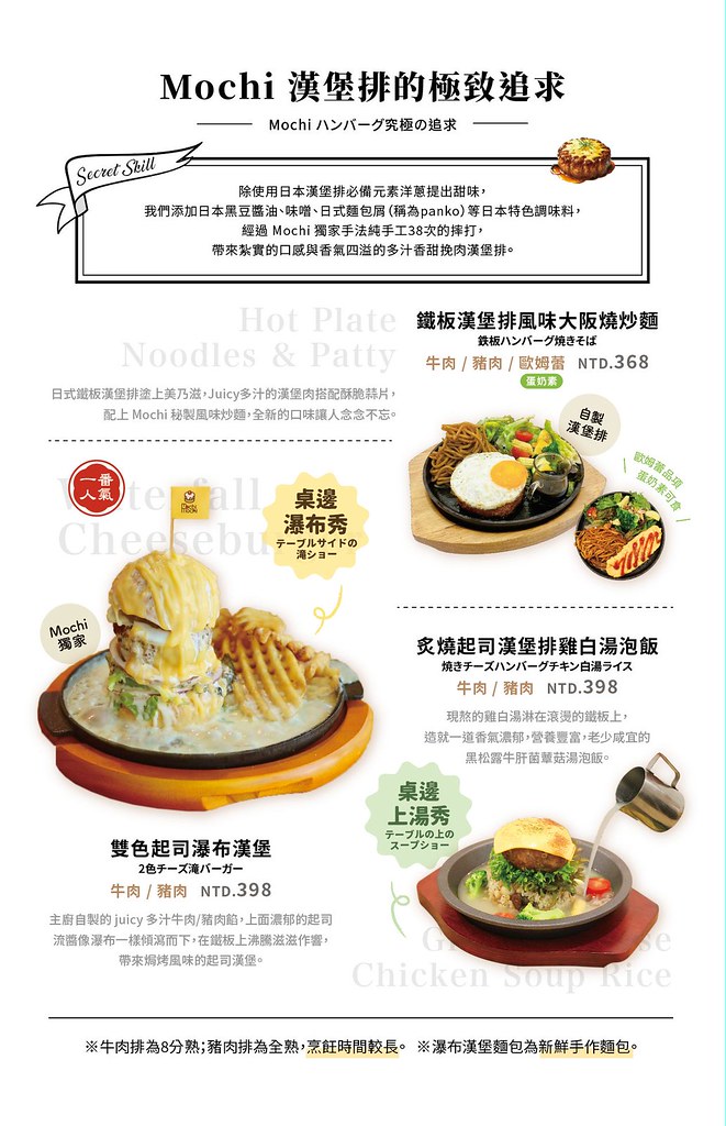 2024 年瀑布漢堡品項與吃法介紹