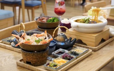 台南三井Outlet美食|干貝鮮蝦釜飯與莓果舒芙蕾