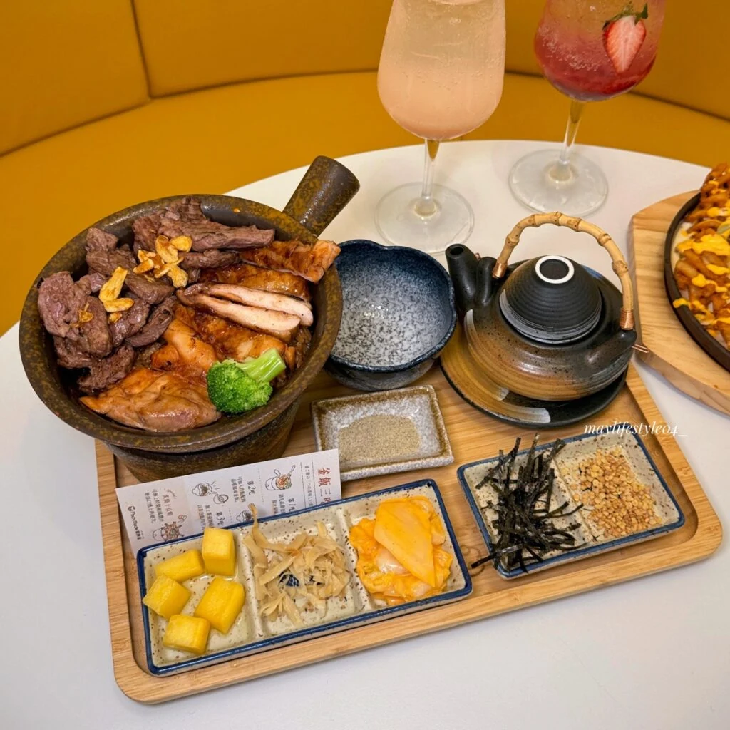 豪華雙拼極上釜飯完整套餐