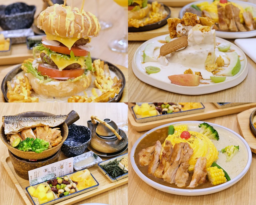 Mochi Mochi 台南三井店餐點合照