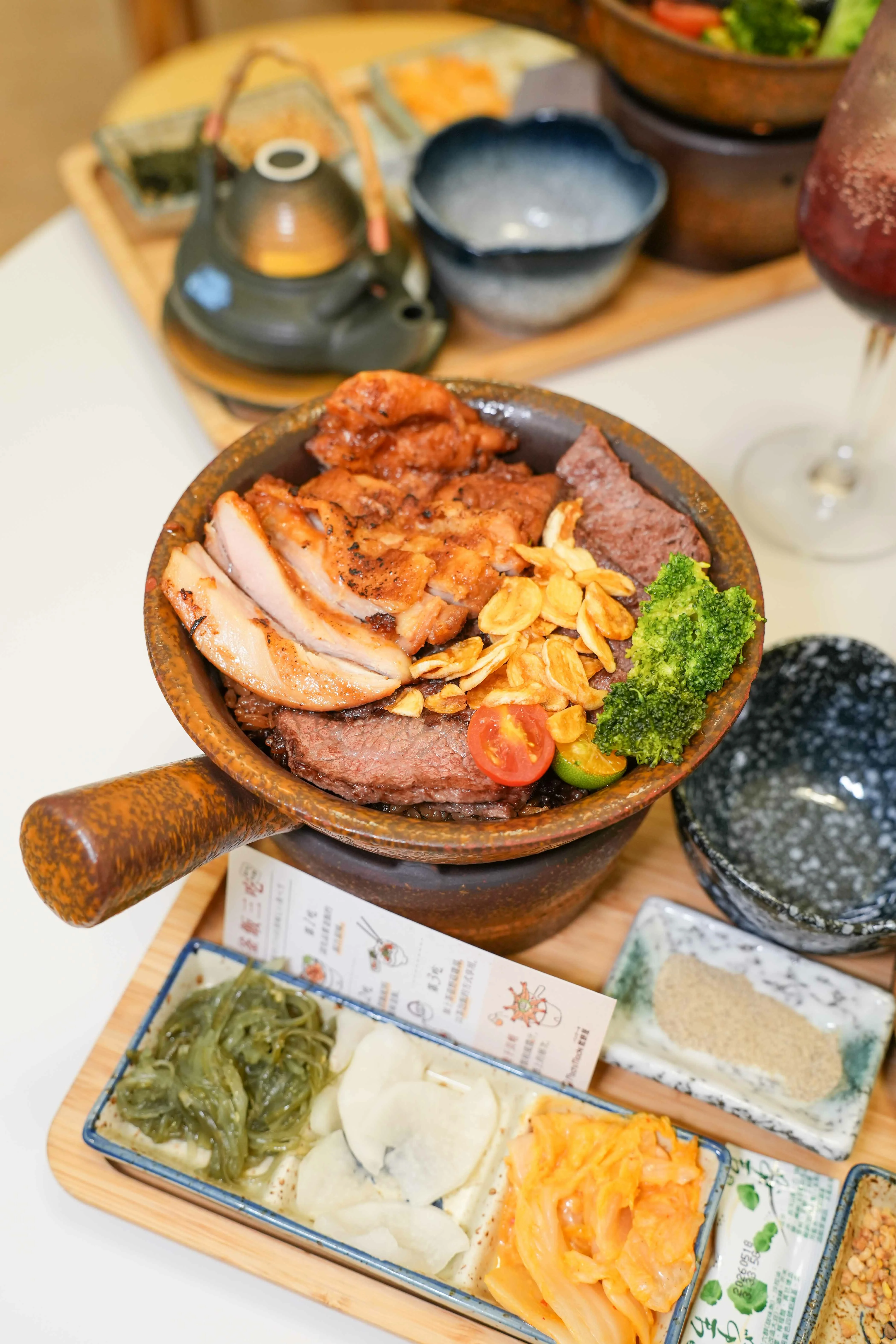 豪華雙拼釜飯完整套餐