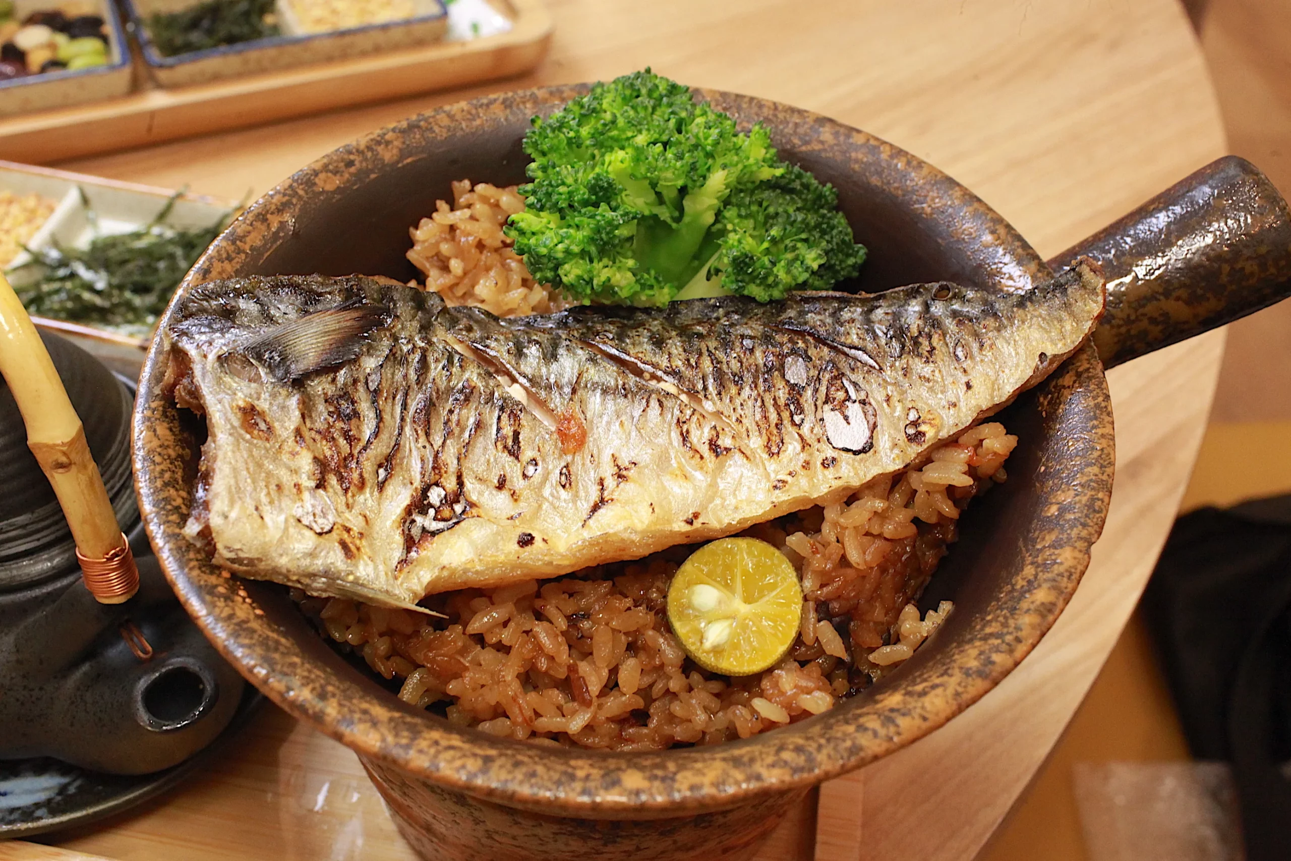 挪威鹽烤鯖魚釜飯