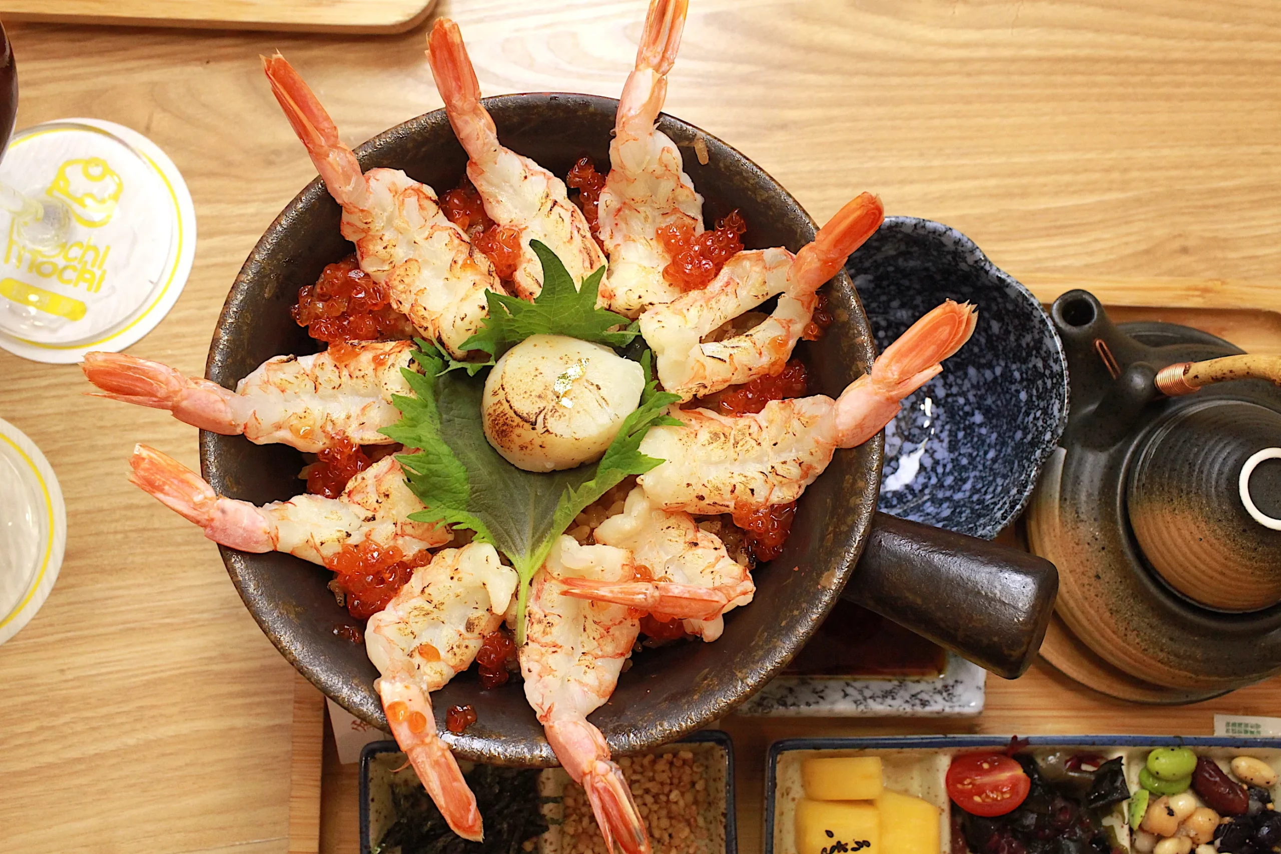 干貝蝦雙拼釜飯與土瓶蒸