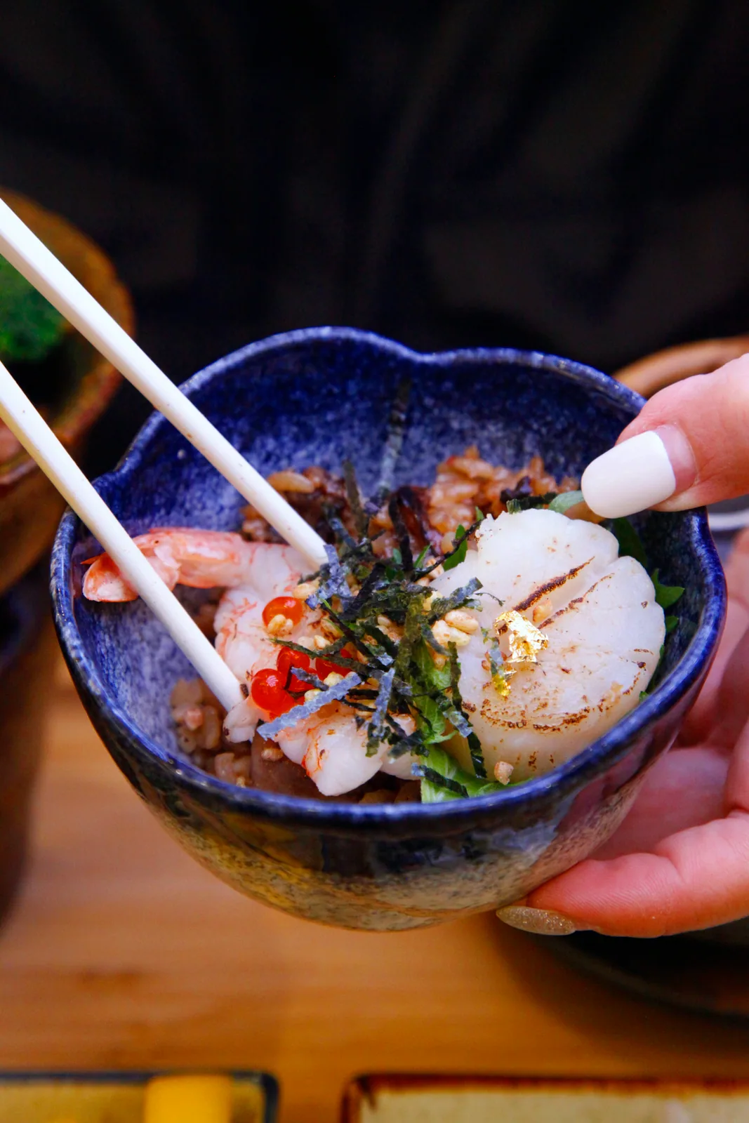 干貝蝦雙拼茶泡飯