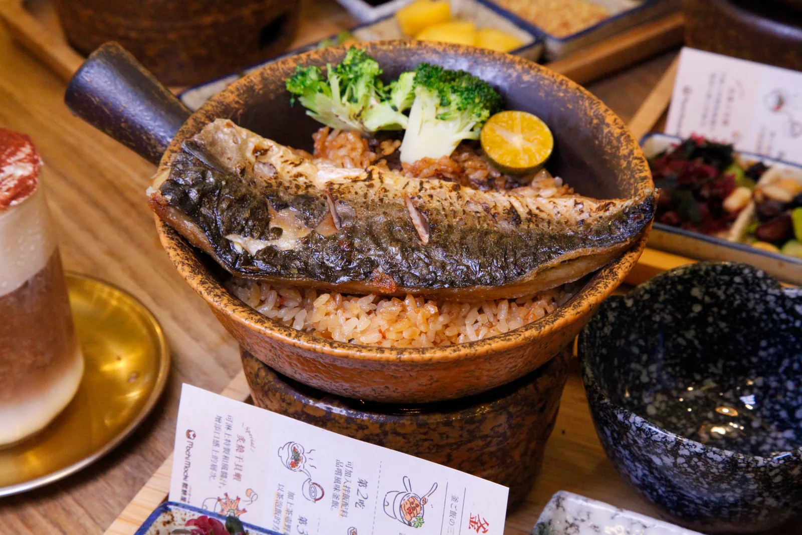 鹽烤鯖魚釜飯