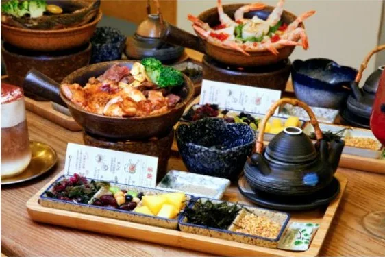 豪華雙拼釜飯套餐全景
