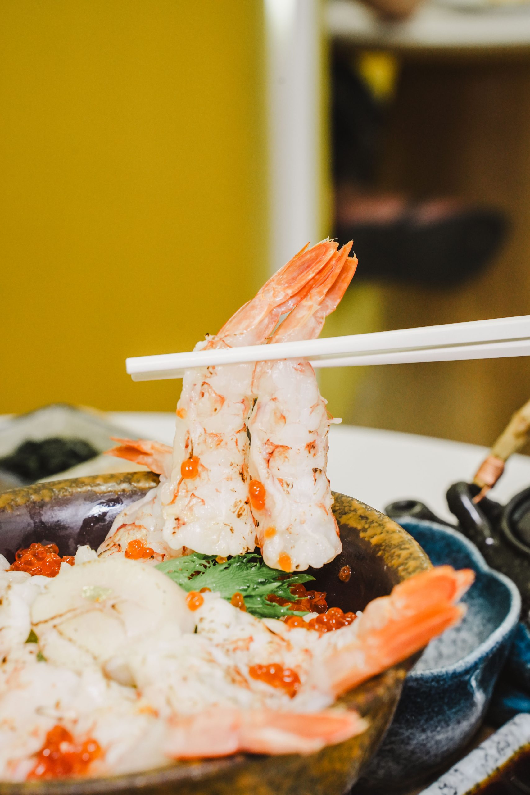 炙燒干貝與大蝦釜飯近照